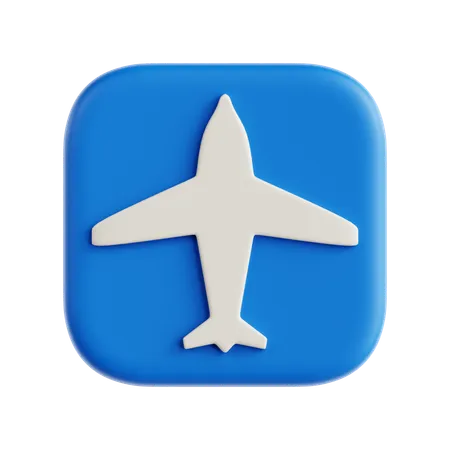 Flugzeug-Modus  3D Icon