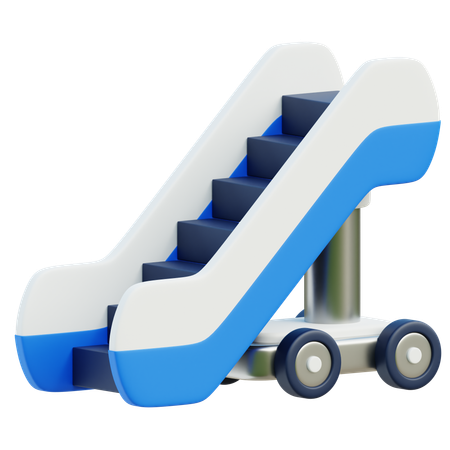 Flugzeugtreppe  3D Icon