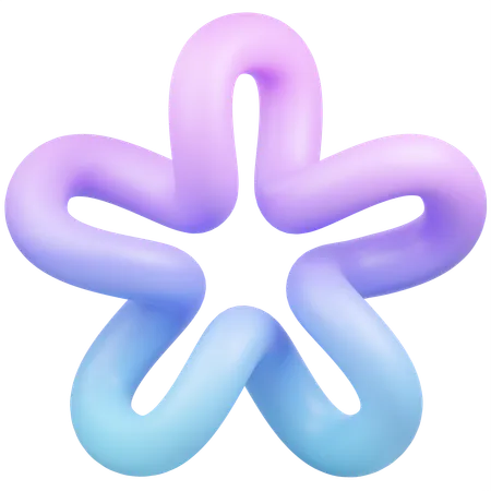 Fluid Abstract Shape  3D Icon