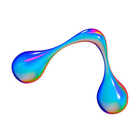 Fluid Boomerang  3D Icon