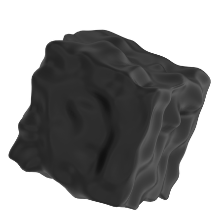 Fluid Cube Shape  3D Icon