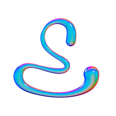 Fluid Snake  3D Icon