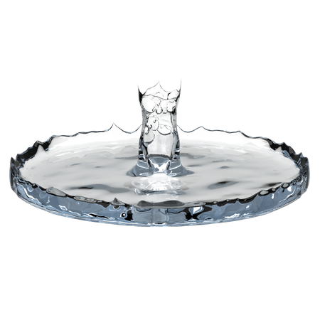 Fluid Water Splash  3D Icon