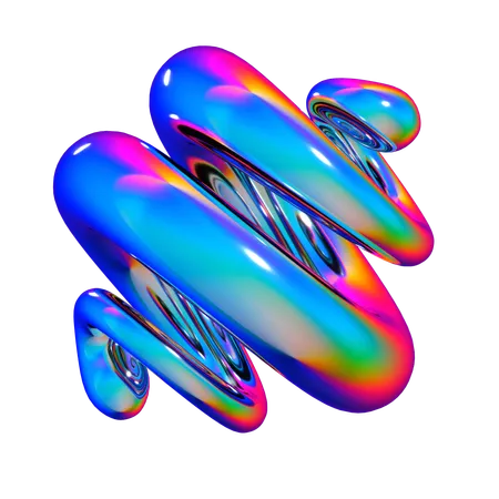 Fluid Whirl  3D Icon