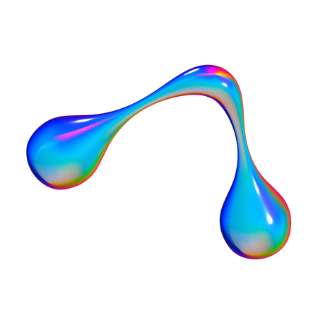 Bumerangue fluido  3D Icon