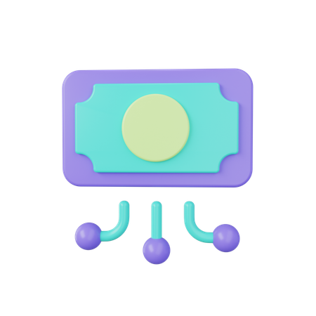 Flujo de fondos  3D Icon