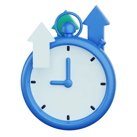 Flujo de tiempo  3D Icon