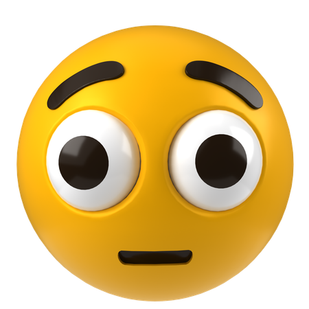 Flushed Face  3D Icon