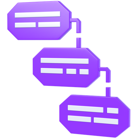 Flussdiagramm  3D Illustration