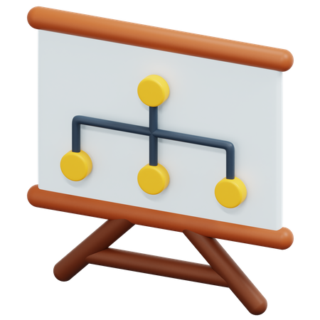 Flussdiagramm  3D Icon