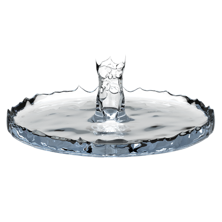 Flüssiges Wasserspritzen  3D Icon