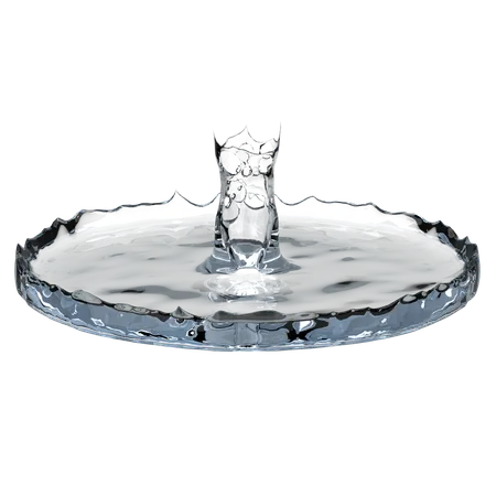 Flüssiges Wasserspritzen  3D Icon