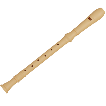 Flute  3D Icon