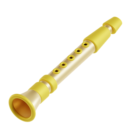 Flûte  3D Icon