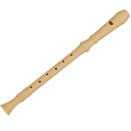 Flute  3D Icon