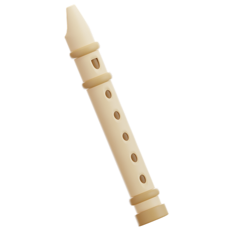 Flute  3D Icon