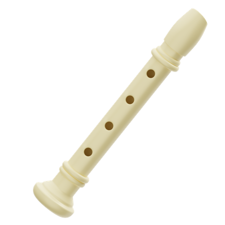 Flute  3D Icon