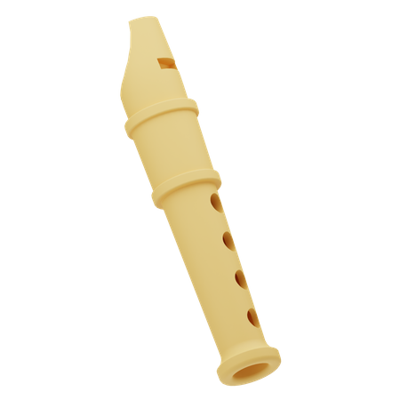 Flute  3D Icon