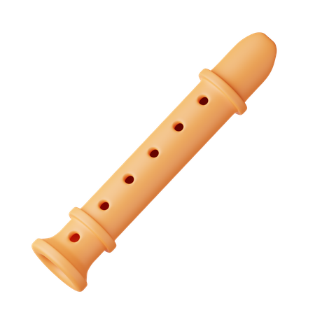 Flute  3D Icon