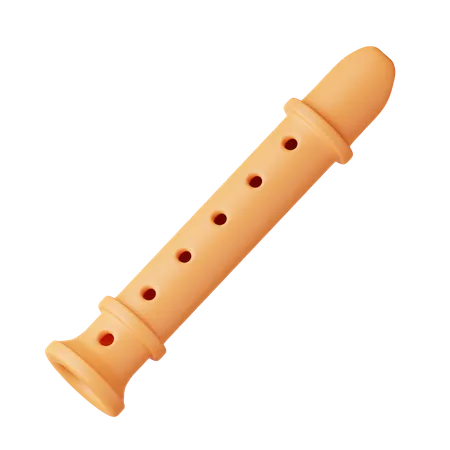 Flute  3D Icon