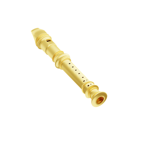 Flute  3D Icon