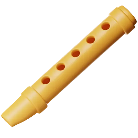 Flute  3D Icon