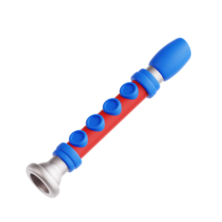 Flute  3D Icon