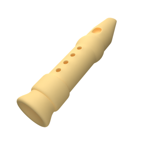 Flute  3D Icon