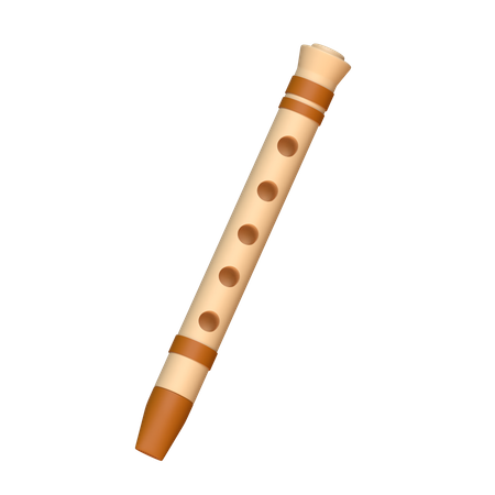 Flute  3D Icon