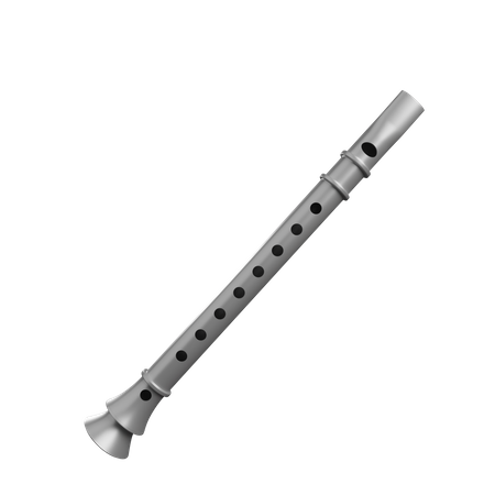 Flute 3D Illustration