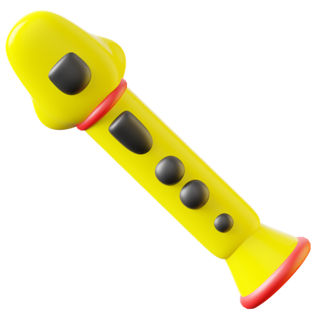 Flute  3D Icon