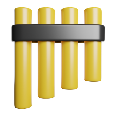 Flûte de pan  3D Icon