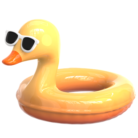 Flutuador de pato  3D Icon