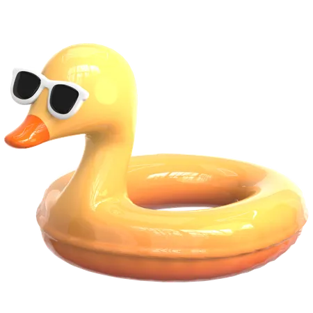 Flutuador de pato  3D Icon