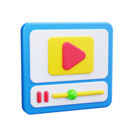 Flux vidéo  3D Icon