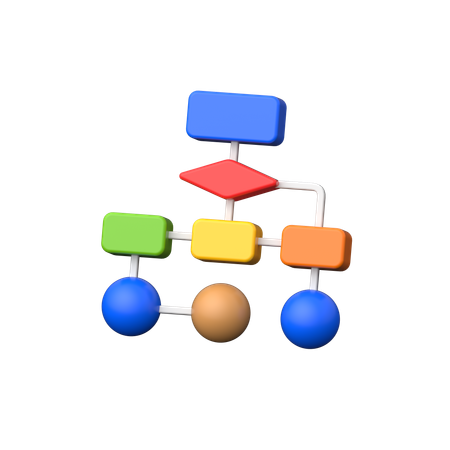 Fluxo de negócios  3D Icon