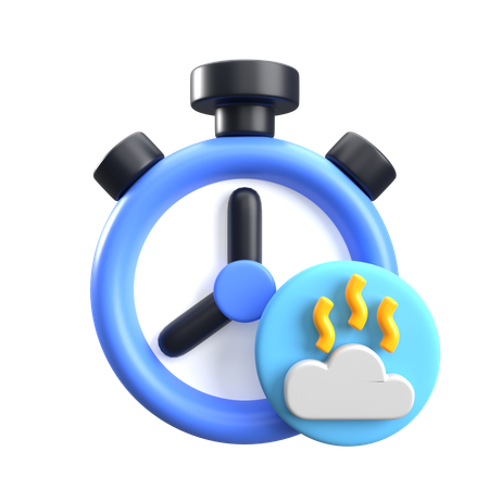 Fluxo de tempo  3D Icon