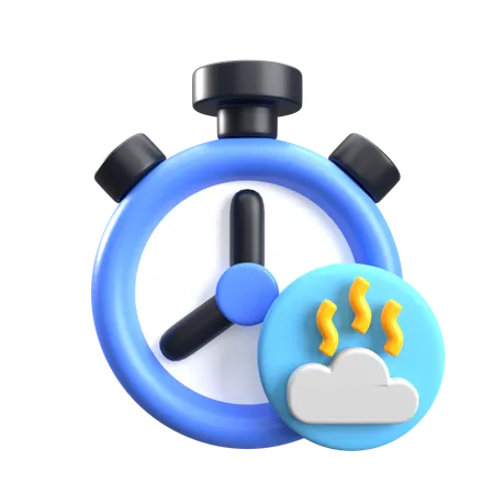 Fluxo de tempo  3D Icon