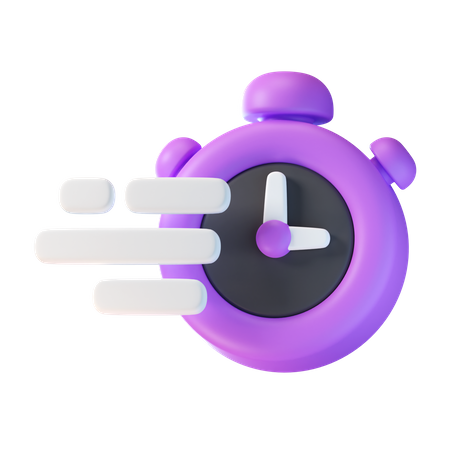 Fluxo de tempo  3D Icon