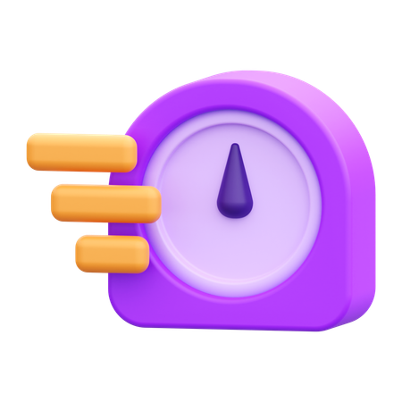 Fluxo de tempo  3D Icon