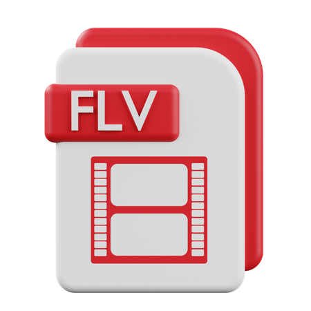 FLV  3D Icon