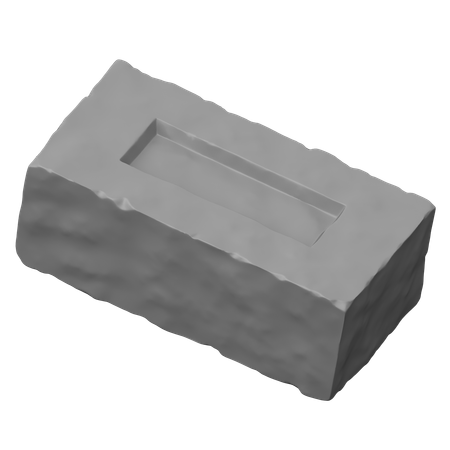 Fly Ash Brick  3D Icon