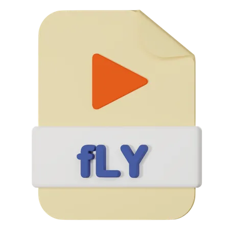 Fly File  3D Icon