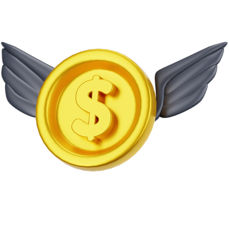 Fly Money  3D Icon