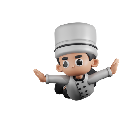 Flying  3D Icon