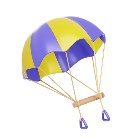 Flying Balloon Sport  3D Icon