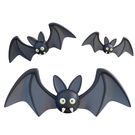 Flying Bat  3D Icon