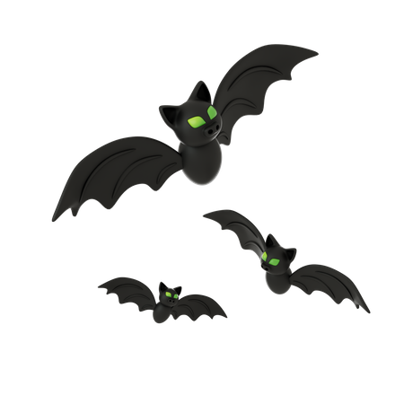 Flying Bat  3D Icon