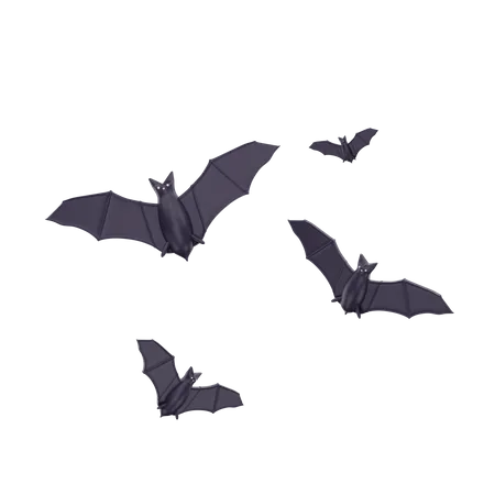 Flying Bat  3D Icon