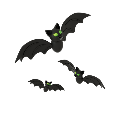 Flying Bat  3D Icon